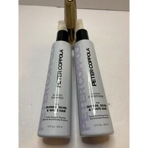Peter Coppola Blondest Shampoo and Conditioner Set 12oz Purple Toning Duo